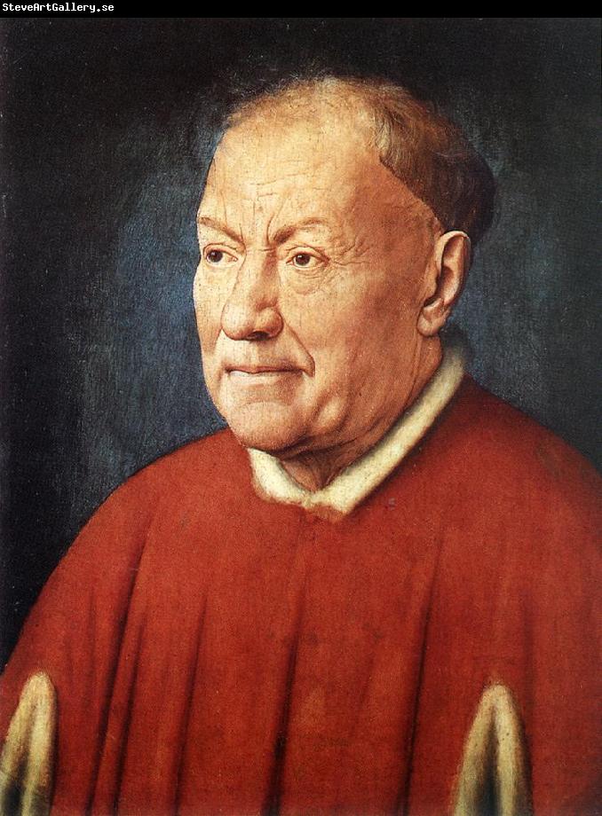 EYCK, Jan van Portrait of Cardinal Niccolo Albergati dfg
